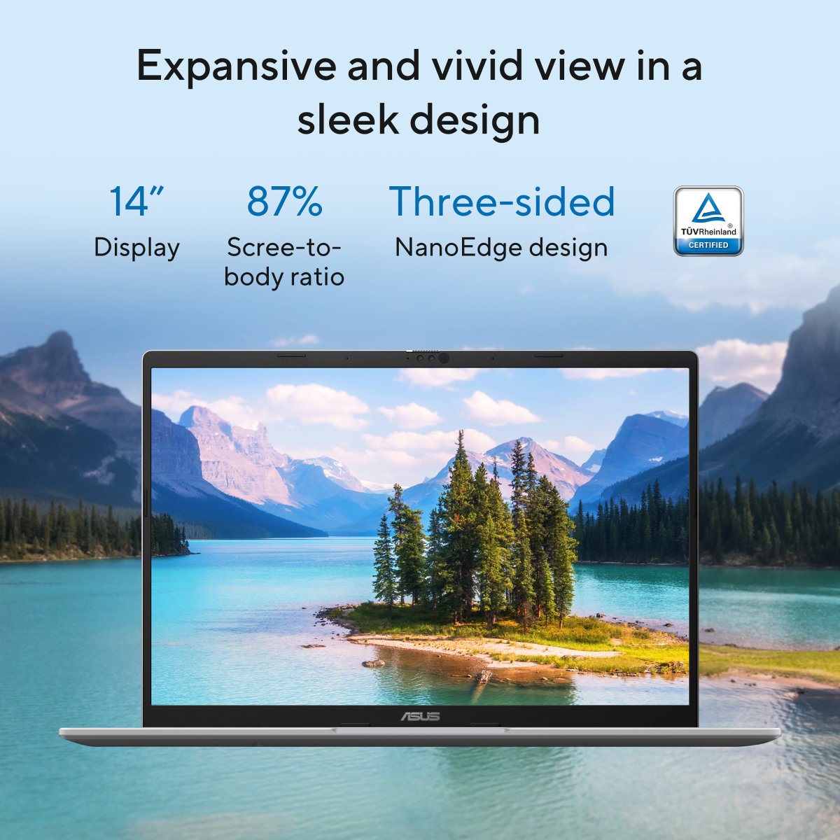 ASUS Vivobook 14 X1407CA-LY086W Intel Core Ultra 5 225H Laptop 35.6 cm (14") WUXGA 16 GB DDR5-SDRAM 512 GB SSD Wi-Fi 6 (802.11ax) Windows 11 Home Gold - Image 10