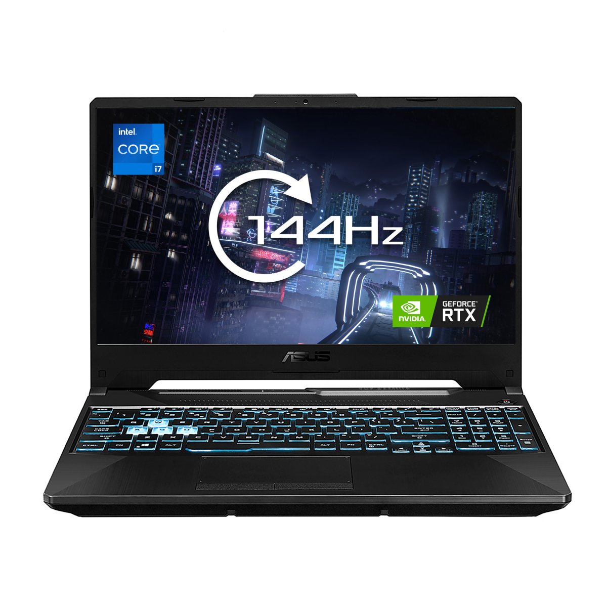 ASUS TUF Gaming F15 FX506HE-HN018W Intel® Core™ i7 i7-11800H Laptop 39.6 cm (15.6") Full HD 8 GB DDR4-SDRAM 512 GB SSD NVIDIA GeForce RTX 3050 Ti Wi-Fi 6 (802.11ax) Windows 11 Home Black - Image 3