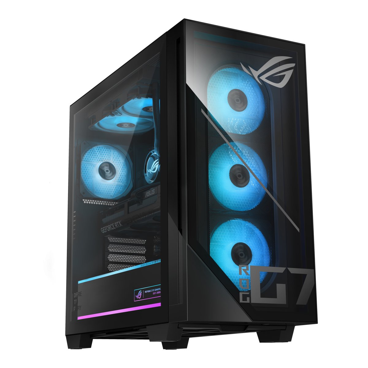 ASUS ROG G700 GM700TZ-R9800X028W AMD Ryzen™ 7 9800X3D 64 GB DDR5-SDRAM 2 TB SSD NVIDIA GeForce RTX 5080 Windows 11 Home Tower PC Black - Image 8