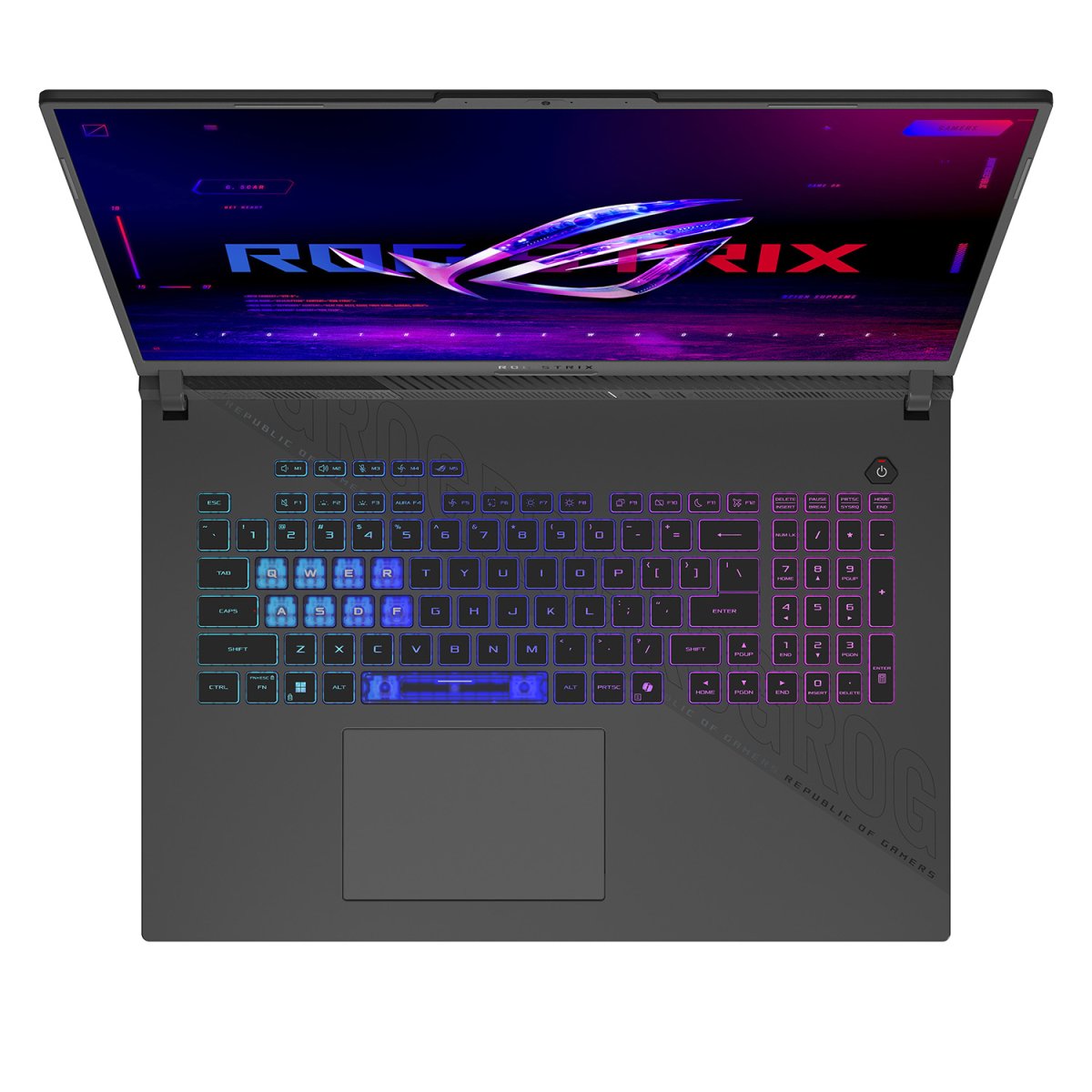 ASUS ROG Strix G18 G814PP-S9018W AMD Ryzen™ 9 7940HX Laptop 45.7 cm (18") WQXGA 32 GB DDR5-SDRAM 1 TB SSD NVIDIA GeForce RTX 5070 Wi-Fi 6E (802.11ax) Windows 11 Home Black, Grey - Image 4