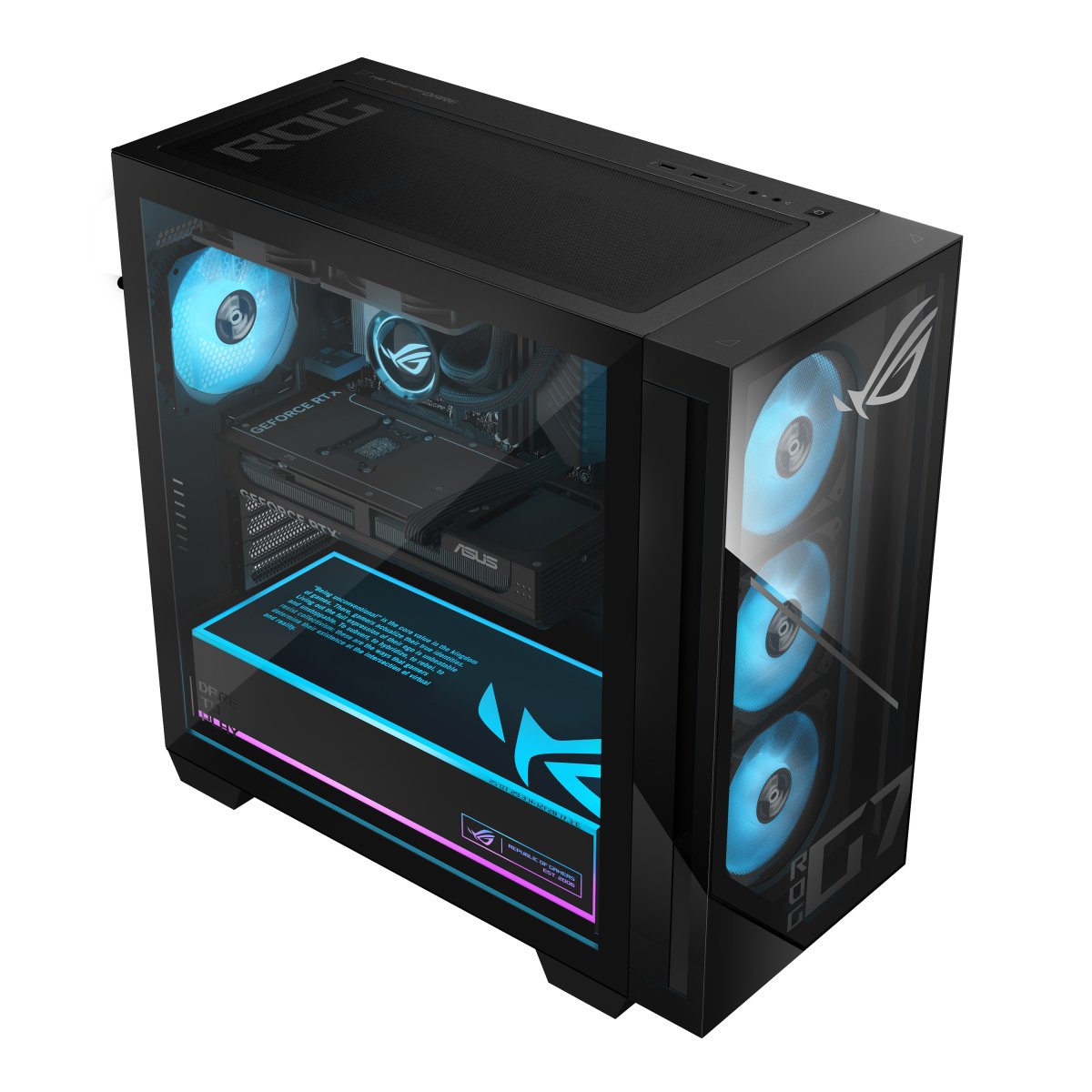 ASUS ROG G700 GM700TZ-R9800X028W AMD Ryzen™ 7 9800X3D 64 GB DDR5-SDRAM 2 TB SSD NVIDIA GeForce RTX 5080 Windows 11 Home Tower PC Black - Image 5