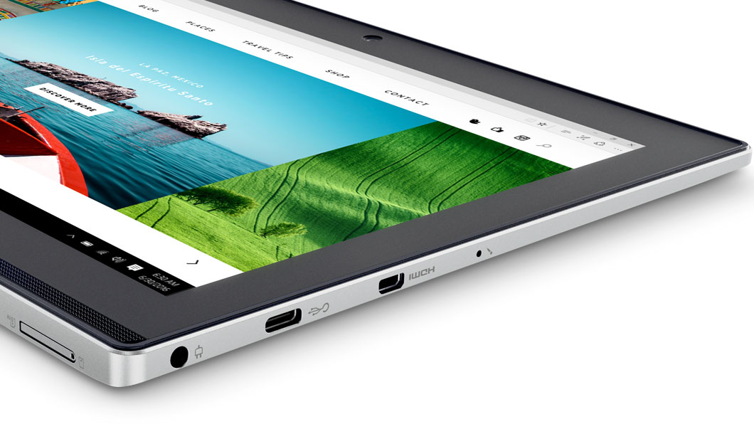 Lenovo Miix 320 Intel Atom® x5-Z8350 Hybrid (2-in-1) 25.6 cm (10.1") Touchscreen HD 4 GB DDR3-SDRAM 64 GB eMMC Windows 10 Home Silver - Image 3