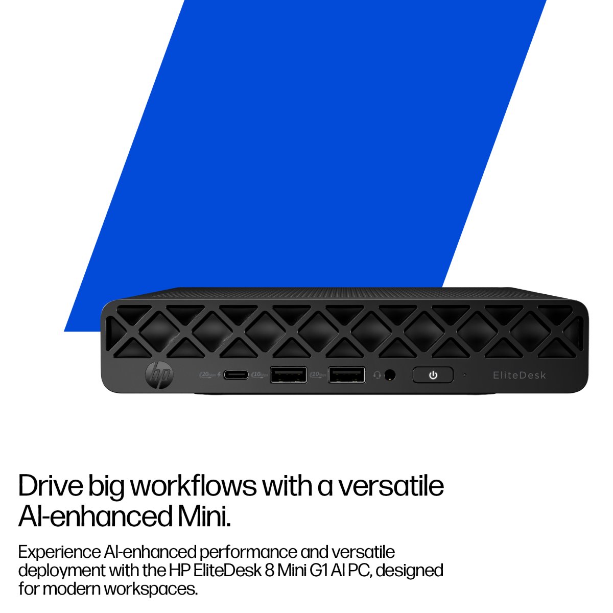 HP EliteDesk 8 Mini G1i AI Intel Core Ultra 7 265T 16 GB DDR5-SDRAM 512 GB SSD Windows 11 Pro Mini PC AI PC Black - Image 7