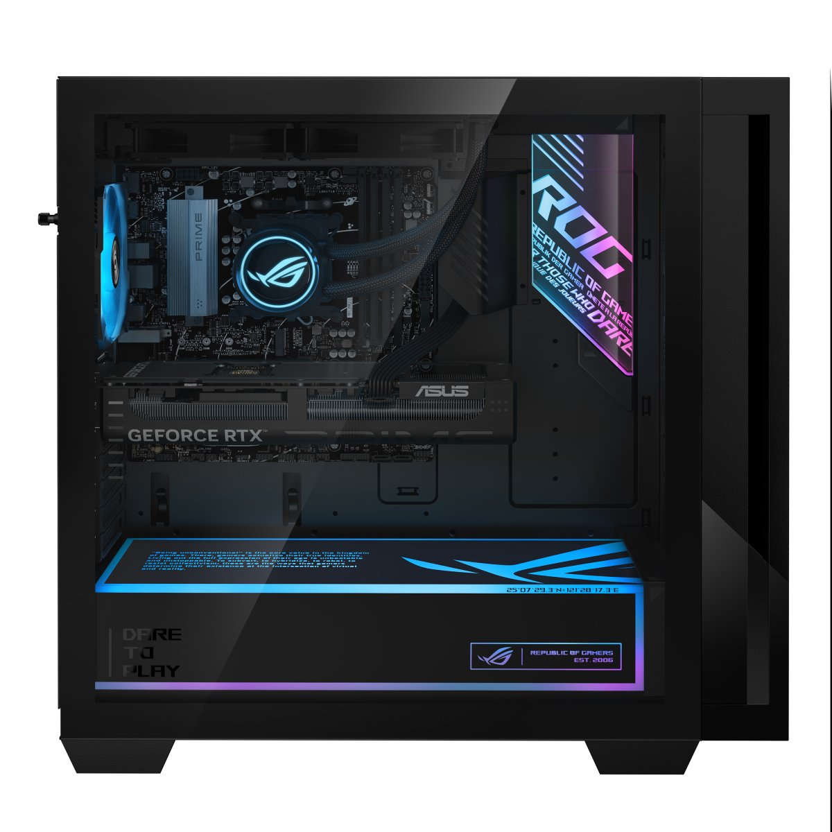 ASUS ROG G700 GM700TZ-R9800X028W AMD Ryzen™ 7 9800X3D 64 GB DDR5-SDRAM 2 TB SSD NVIDIA GeForce RTX 5080 Windows 11 Home Tower PC Black - Image 6