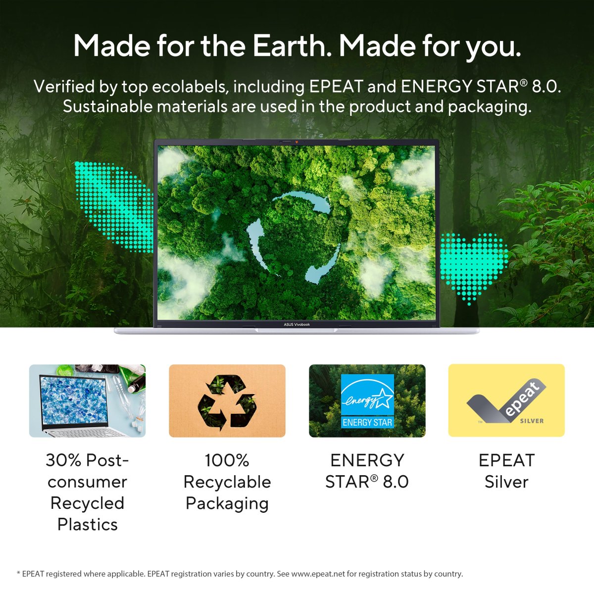 ASUS Vivobook 16 X1605ZA-MB004W Intel® Core™ i5 i5-1235U Laptop 40.6 cm (16") WUXGA 16 GB DDR4-SDRAM 512 GB SSD Wi-Fi 6 (802.11ax) Windows 11 Home Silver - Image 16