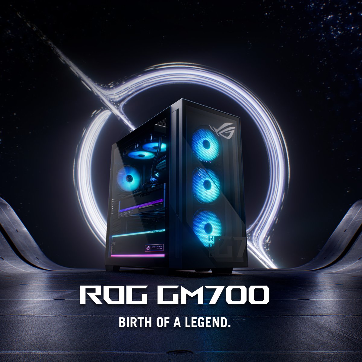 ASUS ROG G700 GM700TZ-R9800X028W AMD Ryzen™ 7 9800X3D 64 GB DDR5-SDRAM 2 TB SSD NVIDIA GeForce RTX 5080 Windows 11 Home Tower PC Black - Image 11