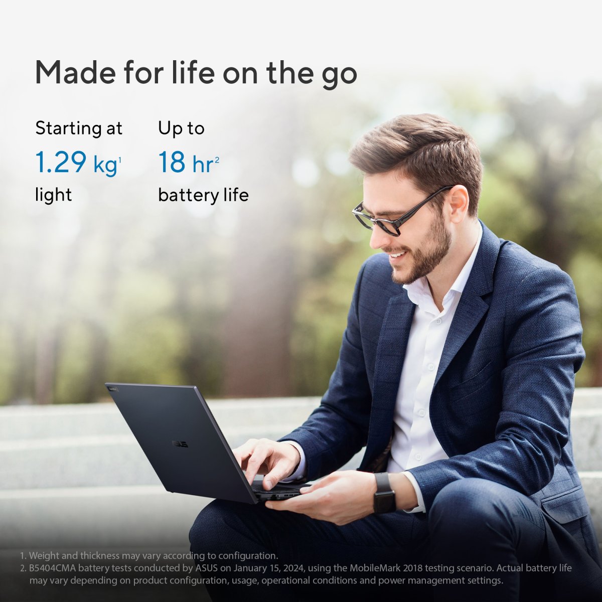 ASUS ExpertBook B5 B5404CM-Q6U731X Intel Core Ultra 7 155U Laptop 35.6 cm (14") Touchscreen WUXGA 32 GB DDR5-SDRAM 1 TB SSD Wi-Fi 6E (802.11ax) Windows 11 Pro Black - Image 15