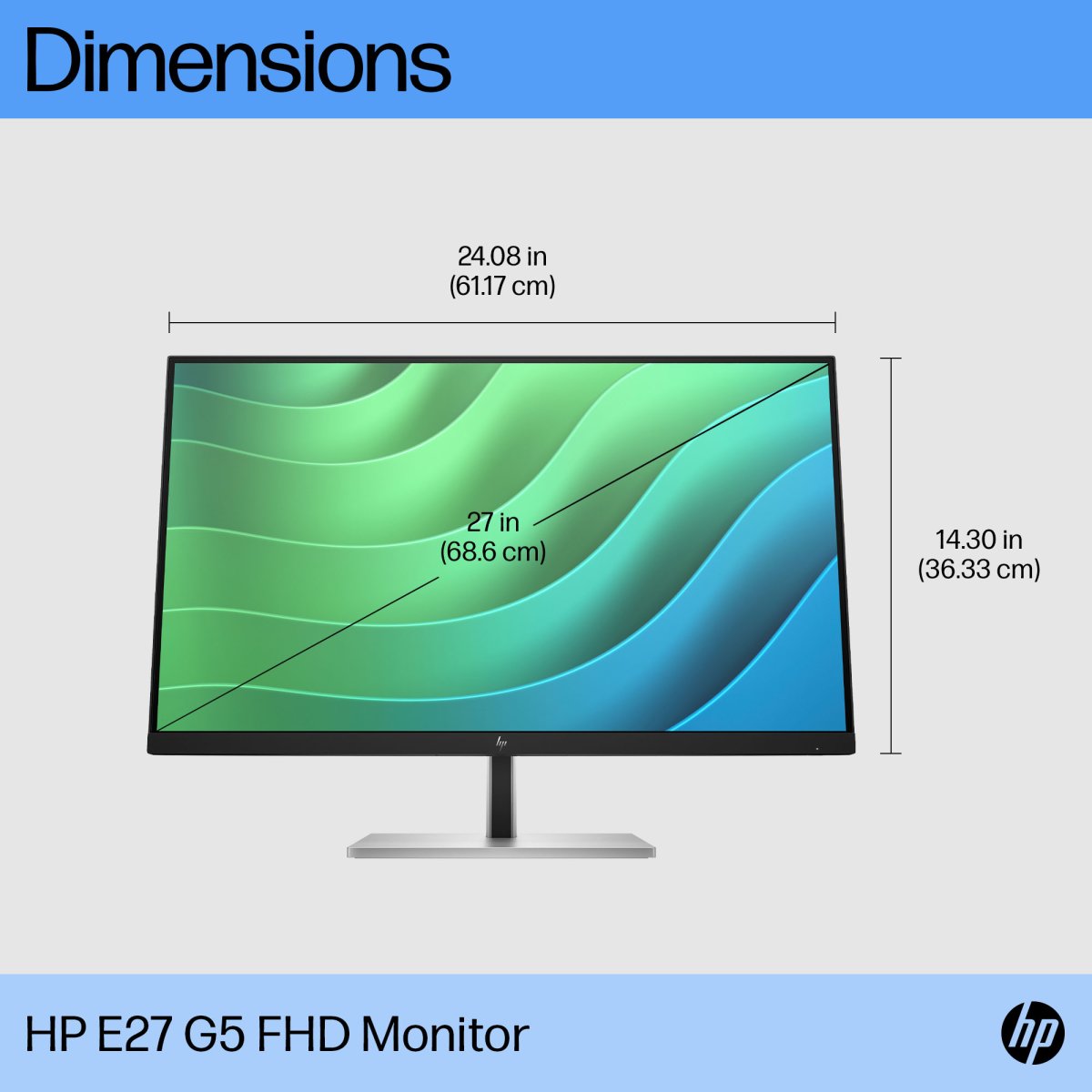 HP E27 G5 FHD Monitor - Image 5
