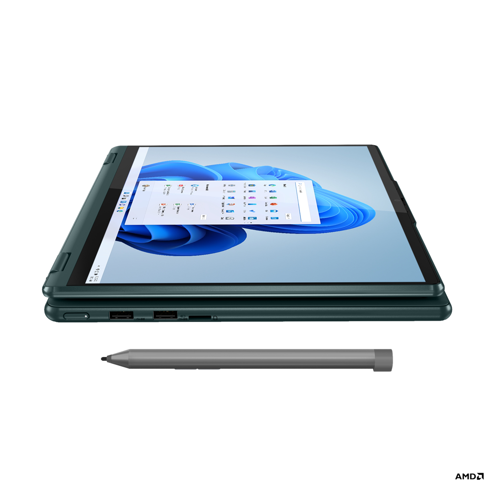 Lenovo Yoga 6 13ALC7 AMD Ryzen™ 7 5700U Hybrid (2-in-1) 33.8 cm (13.3") Touchscreen WUXGA 8 GB LPDDR4x-SDRAM 512 GB SSD Wi-Fi 6 (802.11ax) Windows 11 Home UK English Teal - Image 13