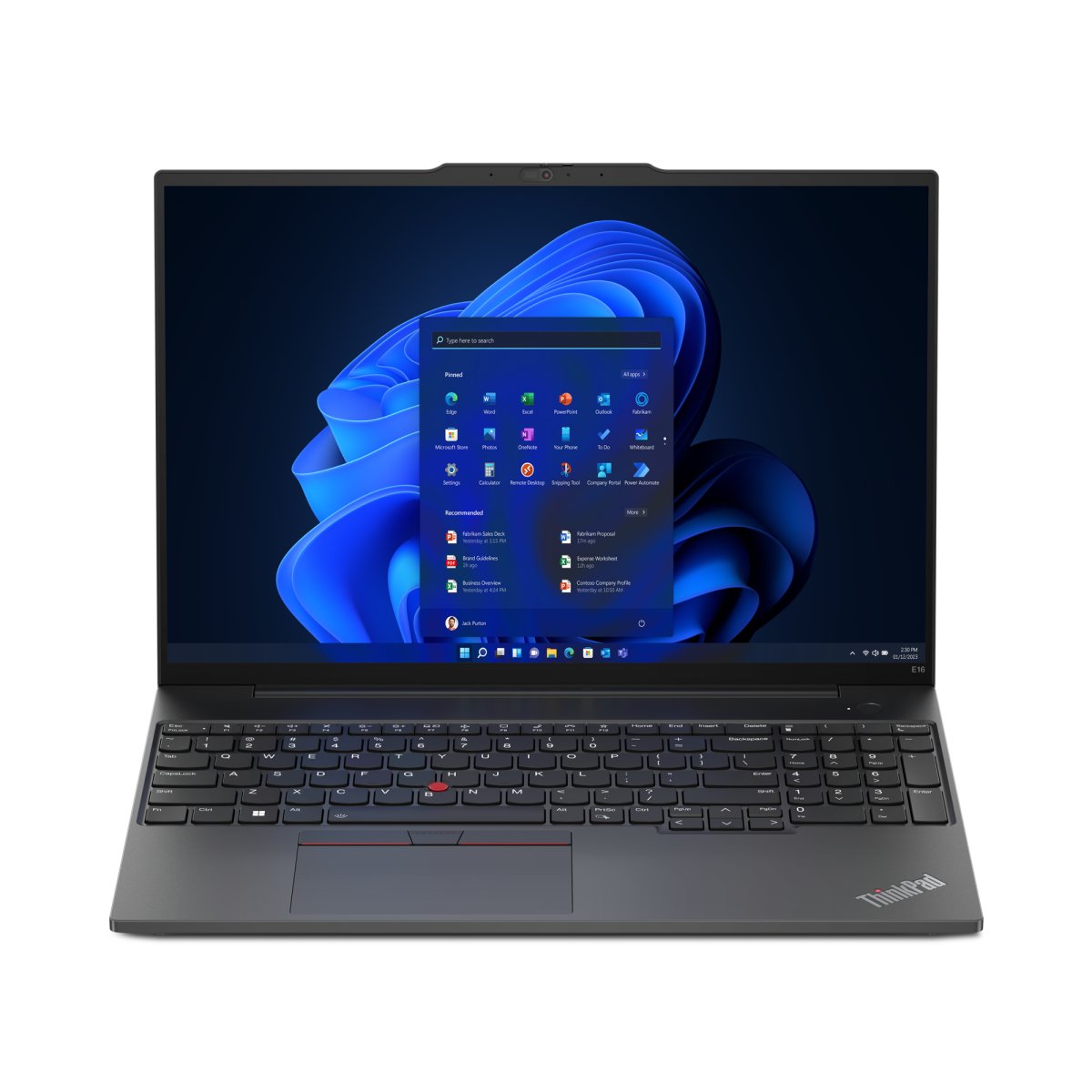 Lenovo ThinkPad E16 Gen 1 (Intel) Intel® Core™ i3 i3-1315U Laptop 40.6 cm (16") WUXGA 8 GB DDR4-SDRAM 256 GB SSD Wi-Fi 6 (802.11ax) Windows 11 Pro UK English Black - Image 12
