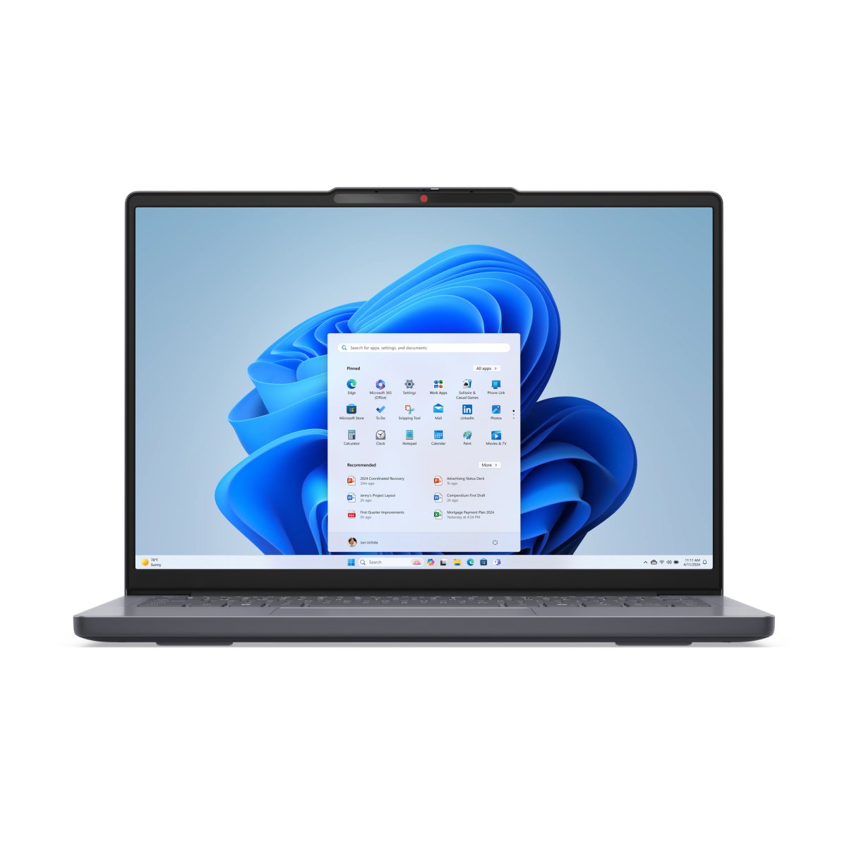 Lenovo IdeaPad Slim 3 14ARP10 AMD Ryzen™ 7 Laptop 35.6 cm (14") WUXGA 8 GB DDR5-SDRAM 512 GB SSD Wi-Fi 7 (802.11be) Windows 11 Home in S mode English Grey - Image 6