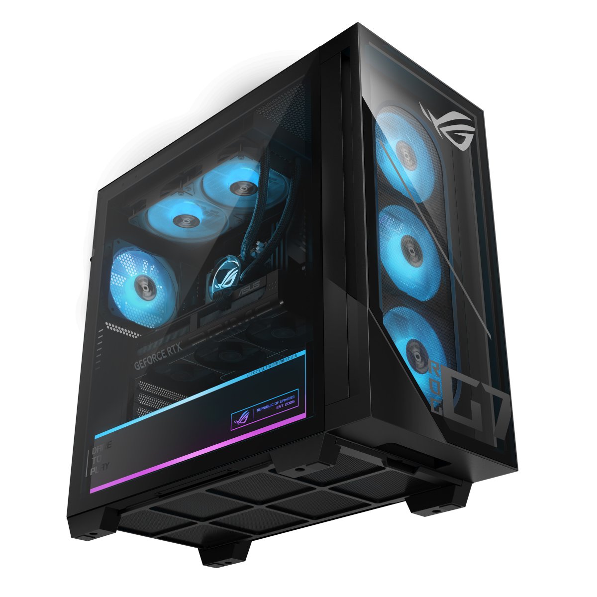 ASUS ROG G700 GM700TZ-R9800X028W AMD Ryzen™ 7 9800X3D 64 GB DDR5-SDRAM 2 TB SSD NVIDIA GeForce RTX 5080 Windows 11 Home Tower PC Black - Image 7