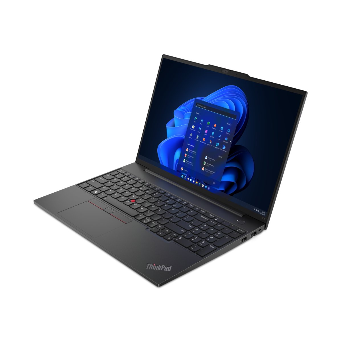 Lenovo ThinkPad E16 Gen 1 (Intel) Intel® Core™ i3 i3-1315U Laptop 40.6 cm (16") WUXGA 8 GB DDR4-SDRAM 256 GB SSD Wi-Fi 6 (802.11ax) Windows 11 Pro UK English Black - Image 2