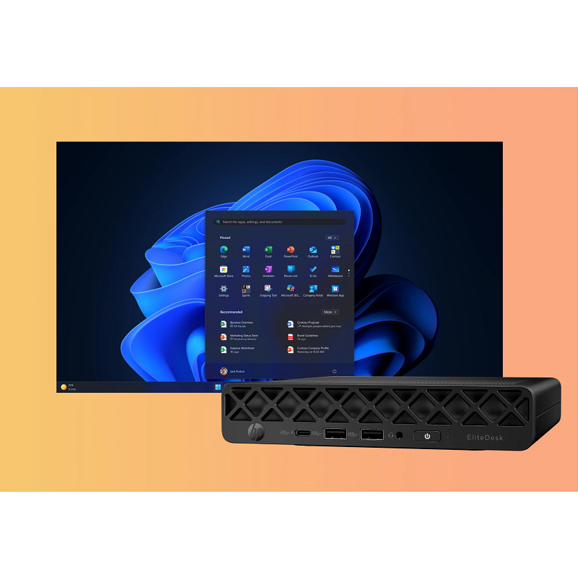 HP EliteDesk 8 Mini G1i AI Intel Core Ultra 7 265T 16 GB DDR5-SDRAM 512 GB SSD Windows 11 Pro Mini PC AI PC Black - Image 9