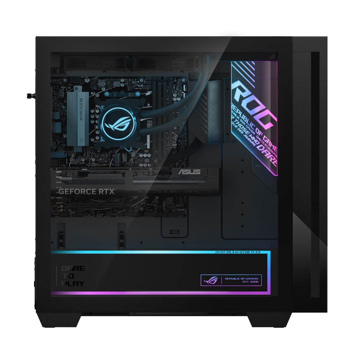 ASUS ROG G700 GM700TZ-R9800X028W AMD Ryzen™ 7 9800X3D 64 GB DDR5-SDRAM 2 TB SSD NVIDIA GeForce RTX 5080 Windows 11 Home Tower PC Black - Image 3