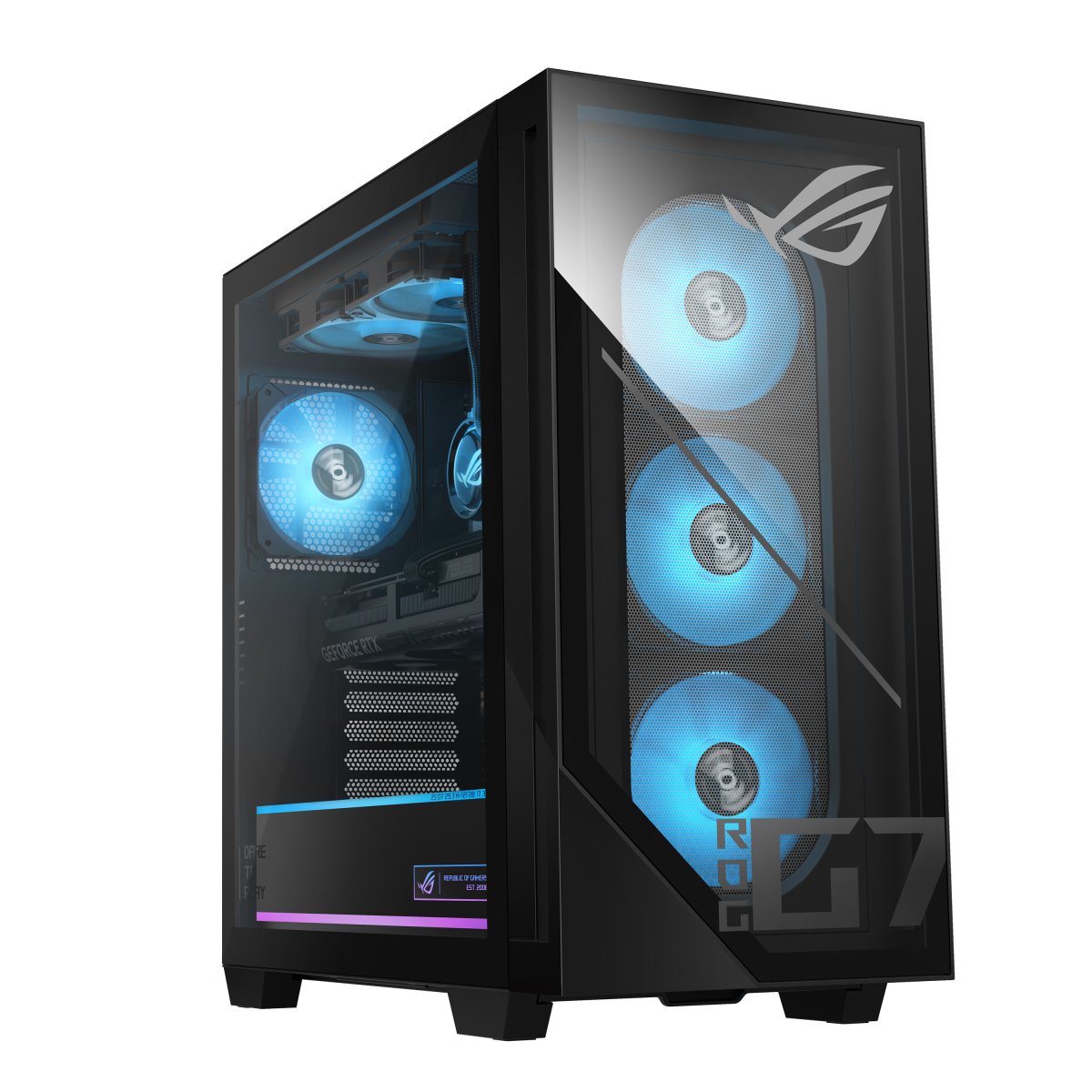 ASUS ROG G700 GM700TZ-R9800X028W AMD Ryzen™ 7 9800X3D 64 GB DDR5-SDRAM 2 TB SSD NVIDIA GeForce RTX 5080 Windows 11 Home Tower PC Black - Image 2