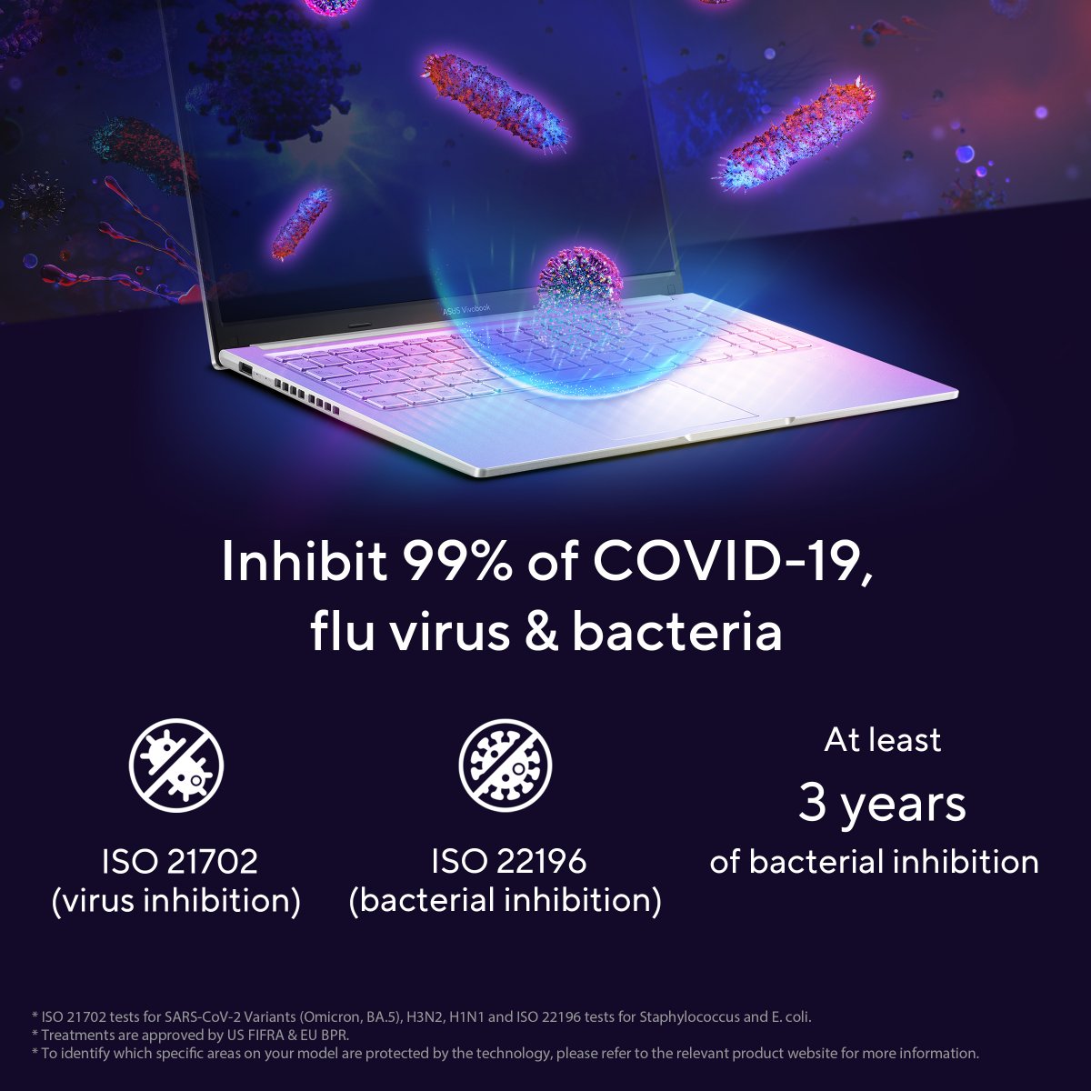 ASUS Vivobook 15 M1502YA-NJ033W AMD Ryzen™ 7 7730U Laptop 39.6 cm (15.6") Full HD 16 GB DDR4-SDRAM 512 GB SSD Wi-Fi 6E (802.11ax) Windows 11 Home Silver - Image 11