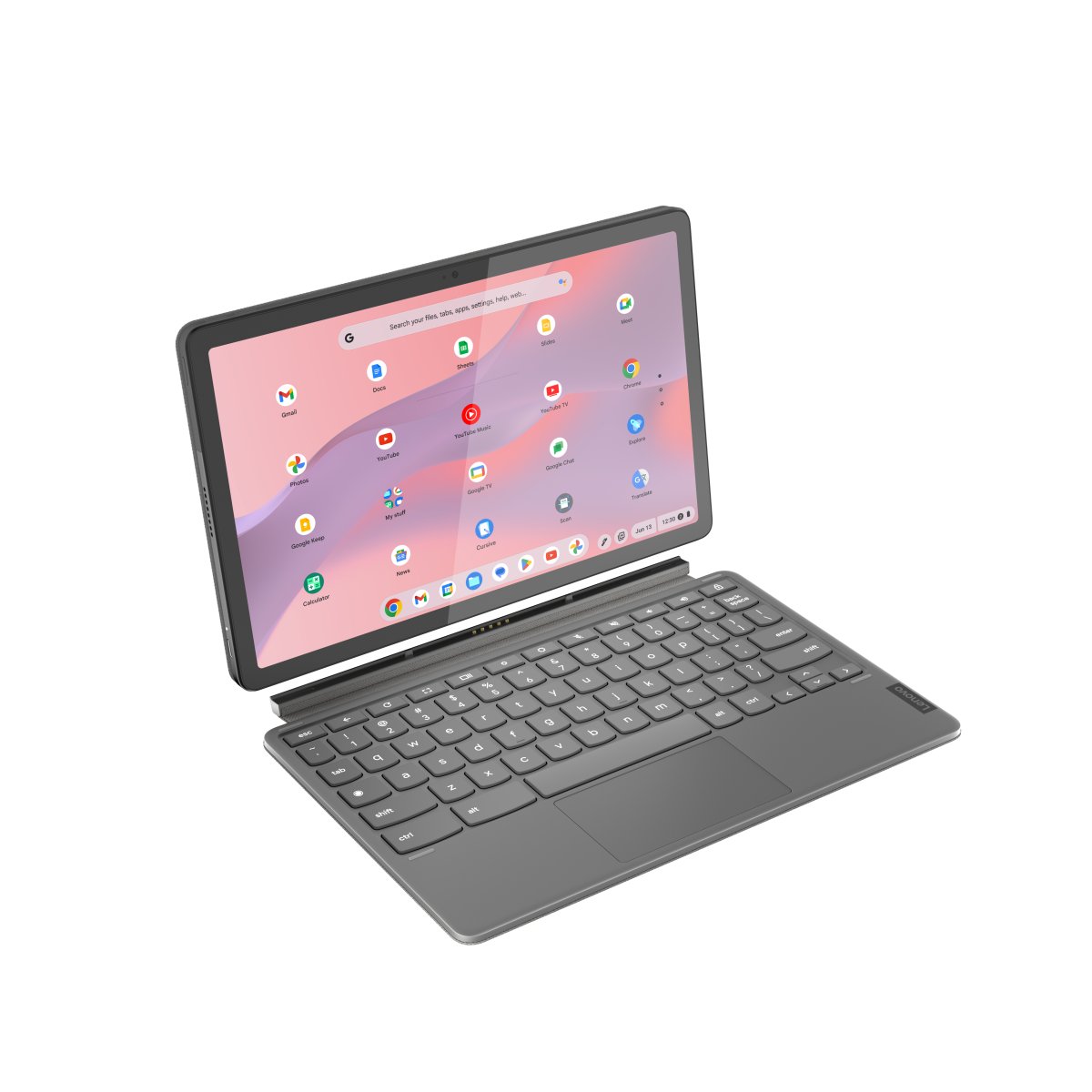 Lenovo IdeaPad Duet 3 Chrome 11Q727 Snapdragon 7c Chromebook 27.8 cm (10.9") Touchscreen 2K 4 GB LPDDR4x-SDRAM 128 GB eMMC Wi-Fi 5 (802.11ac) ChromeOS UK English Grey - Image 4