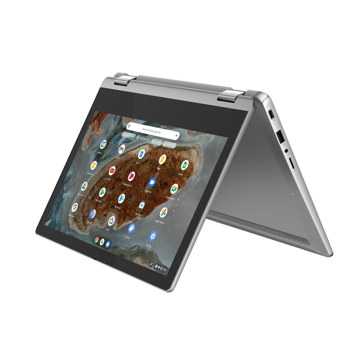 Lenovo IdeaPad Flex 3 Chrome 11M836 MediaTek MT8183 Chromebook 29.5 cm (11.6") Touchscreen HD 4 GB LPDDR4x-SDRAM 32 GB eMMC Wi-Fi 5 (802.11ac) ChromeOS UK English Grey - Image 8