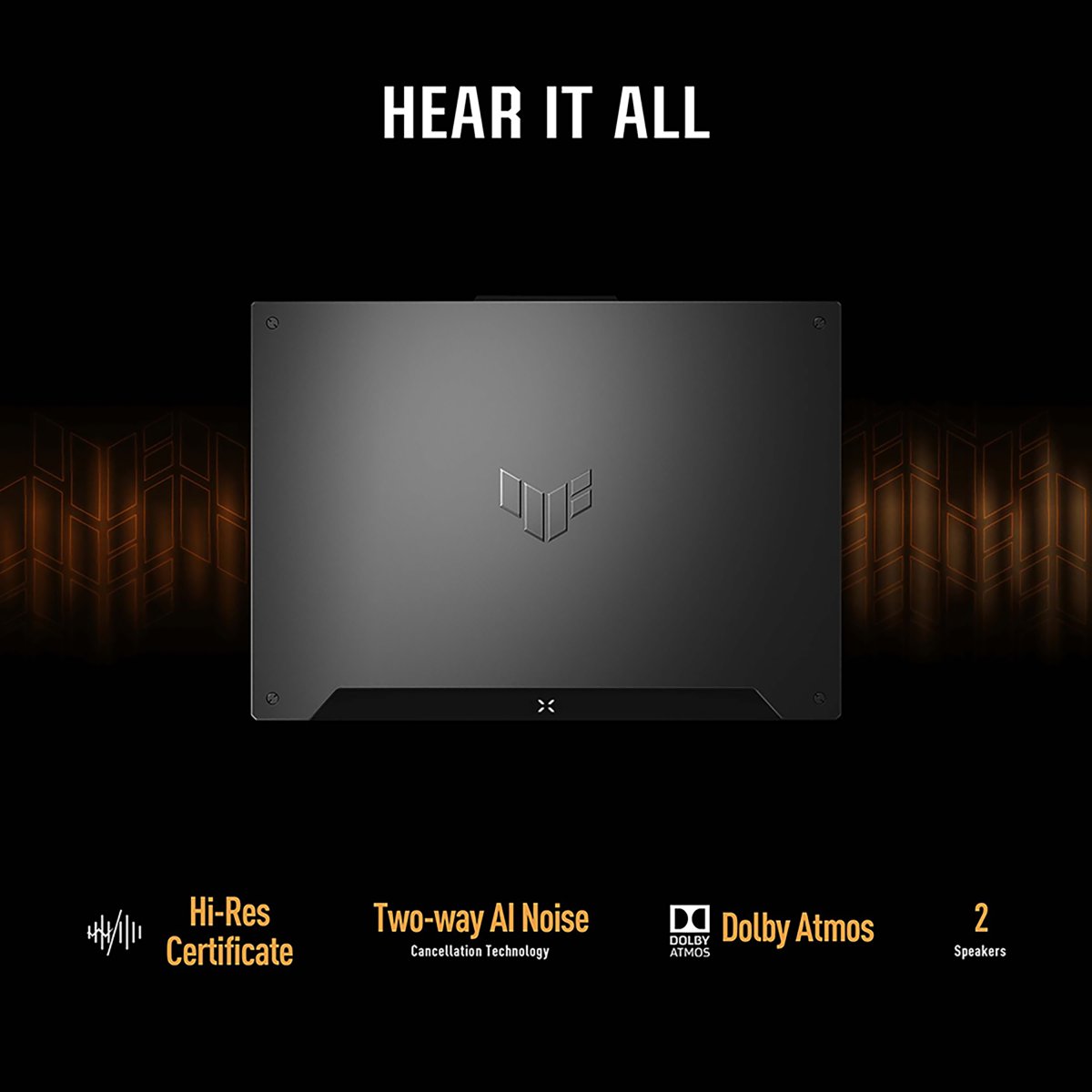 ASUS TUF Gaming A15 FA507UI-HQ008W AMD Ryzen™ 9 8945H Laptop 39.6 cm (15.6") Wide Quad HD 32 GB DDR5-SDRAM 1 TB SSD NVIDIA GeForce RTX 4070 Wi-Fi 6 (802.11ax) Windows 11 Home Grey - Image 10