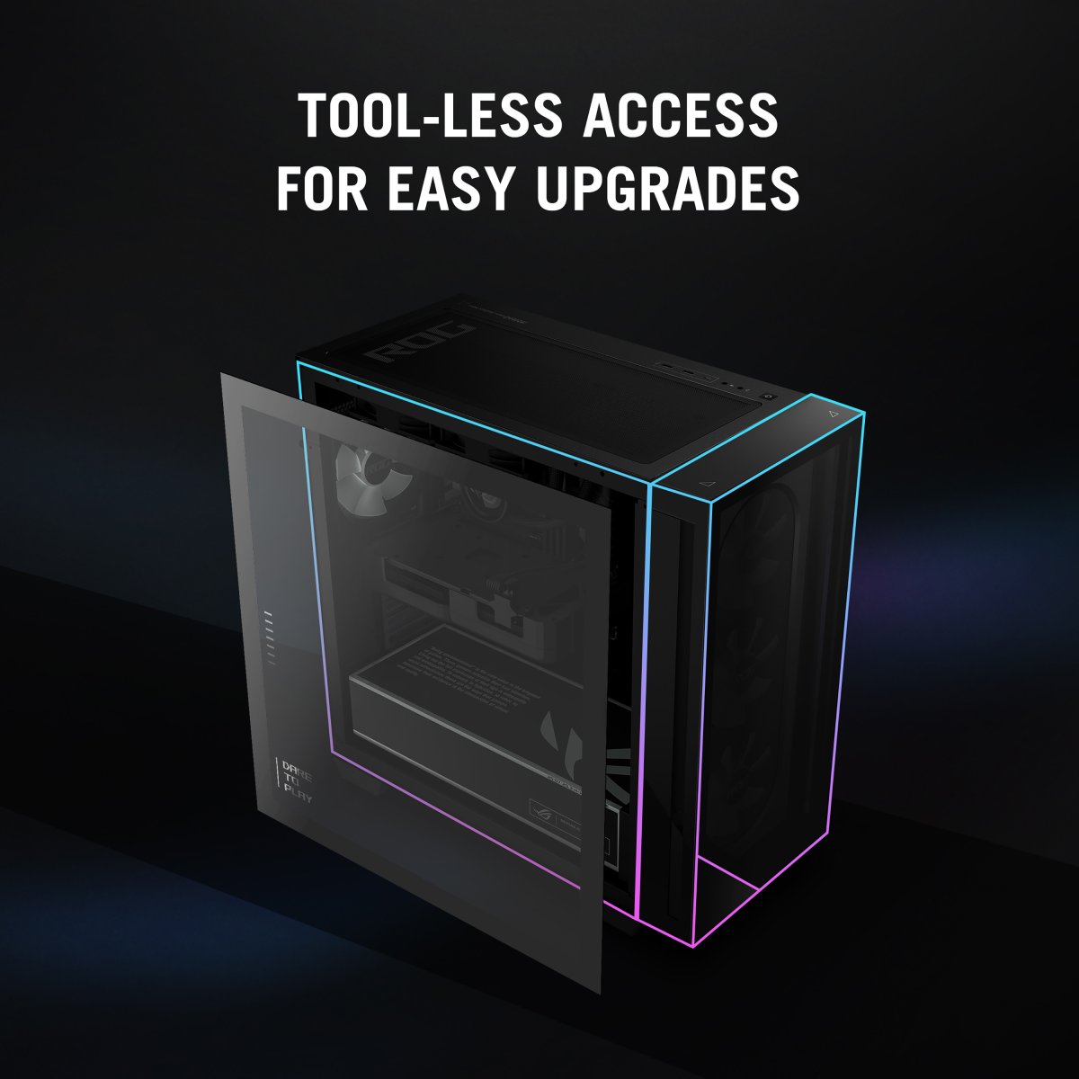 ASUS ROG G700 GM700TZ-R9800X028W AMD Ryzen™ 7 9800X3D 64 GB DDR5-SDRAM 2 TB SSD NVIDIA GeForce RTX 5080 Windows 11 Home Tower PC Black - Image 16