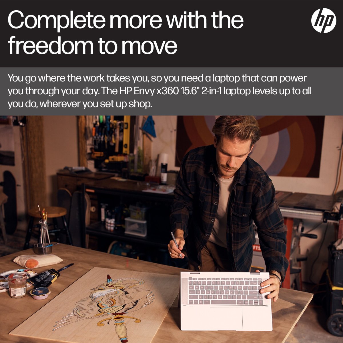 HP ENVY x360 15-fe0013na Intel® Core™ i7 i7-1355U Hybrid (2-in-1) 39.6 cm (15.6") Touchscreen Full HD 16 GB LPDDR5-SDRAM 512 GB SSD Wi-Fi 6E (802.11ax) Windows 11 Home Silver - Image 9